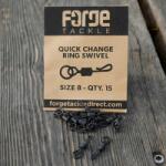 Forge Tackle Forge Quick Change Ring Swivel Size 8