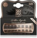 SOSU Cosmetics Hidden Agenda Undetectable Lashes pachet cu gene fără noduri autoadezive 14 mm