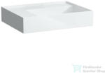 Laufen Kartell By Laufen 60x46 cm-es csaplyuk és túlfolyó nélküli mosdó, bal oldali polccal, matt fehér H8103357571121 (H8103357571121)