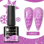  UR Sugar Snowlfake/Hópehely Gél lakk Urx10 pink (urx10)