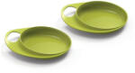 Nuvita EasyEating tányér 2db - green - 8451 - kreativjatek