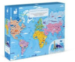 Janod 02677 Oktató Puzzle és 3D kiegészítők 350 darabos A világ látványosságai (J02677) - kreativjatek