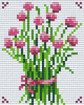 Pixelhobby 801073 Virág 3 szett (10, 1x12, 7cm) (801073)