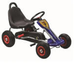Hollicy GO Kart cu pedale, 3-6 ani, Kinderauto A-05-1, roti Gonflabile, culoare Albastru