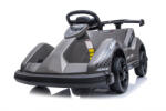 Hollicy Masinuta-Kart electric pentru copii 2-5 ani, RACE8 35W 6V, telecomanda, culoare Gri