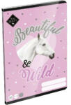 Lizzy Card Füzet LIZZY CARD A/5 32 lapos vonalas Wild Beauty Purple - bolt