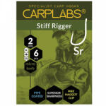 KONGER Carlig Konger Carplabs® Stiff Rigger No. 4 Titanium Grey Ringed 6buc
