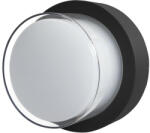 Italux Aplica perete exterior moderna neagra rotunda Rost 4000k S (OWL-3062-S-4K)
