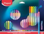 Maped Maped, Nightfall, pixuri colorate, 24 culori