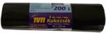 TUTI Szemeteszsák, extra erős, 200 l, 5 db, TUTI "Mega (KHT992)