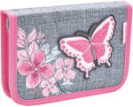 Belmil szürke-rózsaszín pillangós lány tolltartó (335-74-Elegant)