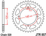 JT Sprockets 857.47 JTR hátsó lánckerék acél