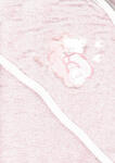 Trimex kapucnis, frottír fürdőlepedő 70*80 cm - rózsaszín alvó maci - babyshopkaposvar
