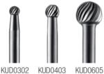 PRECITOOL 444808 KUD0302 Keményfém turbómaró, Gömb alak Z=5