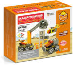 Clics Toys Set magnetic Magformers - Uimitorul set de construit pe santier Jucarii de constructii magnetice