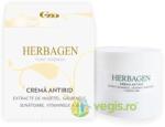 Herbagen Crema Antirid cu Extract de Musetel, Galbenele, Sunatoare, Vitaminele A si E 100ml