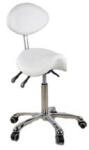 Pro Echipamente Taburet cosmetic rotativ pentru salon cu sa si spatar PRO301025 (PRO301025)