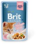 Brit Premium Cat Delicate Fillets Kitten csirke szószban 85g