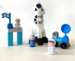 Ecoiffier Joc de construit navă spațială Abrick Écoiffier cu 3 figurine și mașinuță de la 18 luni (ECO3356)