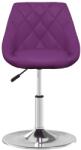 vidaXL Scaun de bar, violet, piele ecologică (3088663)