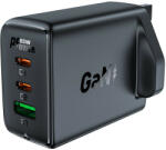 ACEFAST Incarcator Acefast GaN A44 Priza UK 65W 3 porturi 1 x USB 2 x USB-C PD Neagra (6974316281795)