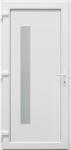 Deli Home Vigo fehér 98x208cm jobb, PVC bejárati ajtó + kilincs (1001027)