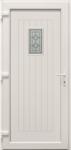 Deli Home Rodosz fehér 98x208cm jobb, PVC bejárati ajtó + kilincs (1003023)