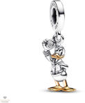 Pandora Disney 100. évfordulós Donald kacsa függő charm 0.009 karátos szintetikus gyémánttal - 792683C01