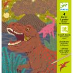 DJECO Joc creativ de razuit Dinozauri (DJ09726) - Technodepo