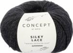 Katia Silky Lace 156 Black Плетива прежда (977-156-KATIA)