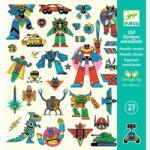DJECO Abtibilduri metalice Djeco Roboti (DJ09276)