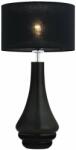 Argon 3033 | Amazonka Argon asztali lámpa 60cm vezeték kapcsoló 1x E27 fekete, króm, fekete (3033)
