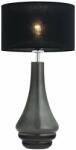 Argon 3030 | Amazonka Argon asztali lámpa 60cm vezeték kapcsoló 1x E27 sötétszürke, króm, fekete (3030)
