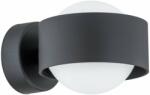 Argon 8059 | Massimo-AR Argon falikar lámpa 1x G9 fekete, opál (8059)