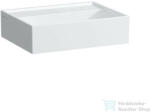 Laufen Kartell 45x34 cm-es csiszolt aljú mosdó csaplyuk és túlfolyó nélkül, matt fehér H8183307571121 (H8183307571121)