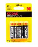 Kodak Baterie alcalina R6 AA 4 buc/blister, KODAK XTRALIFE (30952027) Baterii de unica folosinta