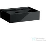 Laufen Kartell 45x34 cm-es csiszolt aljú mosdó 3 csaplyukkal, fényes fekete H8183300201081 (H8183300201081)