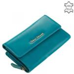 Sylvia Belmonte ZEN194 türkizkék bőr női pénztárca