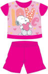 Exity Snoopy rövid ujjú nyári baba pizsama (SNO0459_pin_98)