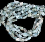  Larimar Neregulat Margele Pietre Semipretioase pentru Bijuterii 4-11 x 4-7 mm