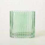 Boltze Home Vaza din sticla lalea, verde, set 2 bucati (1012589)