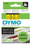 DYMO Feliratozógép szalag, 19 mm x 7 m, DYMO "D1", sárga-fekete (GD45808) - bestoffice