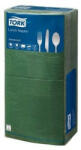 Tork Szalvéta, 1/4 hajtogatott, 2 rétegű, 32x32 cm, Advanced, TORK "Lunch", sötétzöld (KHH195) - bestoffice