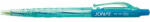 FlexOffice Golyóstoll, 0, 25 mm, nyomógombos, FLEXOFFICE "Jonat", kék (FO-017BLUE12) - bestoffice