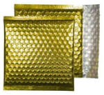 BLAKE Légpárnás tasak, CD, 165x165 mm, BLAKE, csillogó arany (BMBGOL165) - bestoffice
