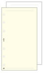 SATURNUS Kalendárium betét, jegyzetlap, "L", sima, SATURNUS, fehér (NKL325F) - bestoffice