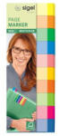 Sigel Jelölőcímke, papír, 10x50 lap, 15x50 mm, SIGEL "Multicolor", vegyes szín (SIHN682) - bestoffice