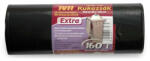 TUTI Szemeteszsák, 160 l, 10 db, 80x120 cm, 30 , TUTI "Extra", fekete (PDP_025) - bestoffice
