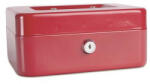 DONAU Pénzkazetta, 20x16x9 cm, DONAU, piros (5232001PL-04) - bestoffice