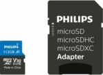 Philips microSDXC 512GB CL10/UHS-I/U3 + Adapter (FM51MP65B/00)